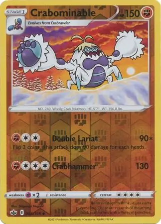 Crabominable Reverse Holo 085 Normal
