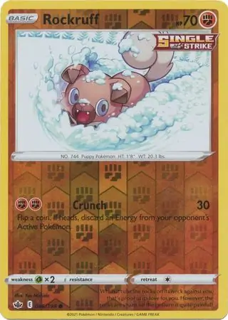 Rockruff Reverse Holo 086