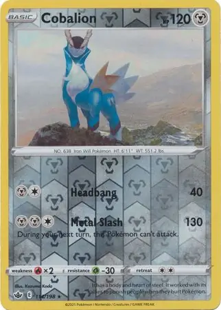 Cobalion Reverse Holo 114 Normal