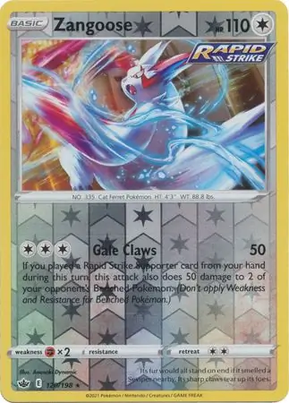 Zangoose Reverse Holo 120 Normal