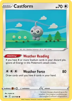 Castform 121 Normal