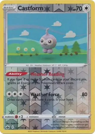 Castform Reverse Holo 121