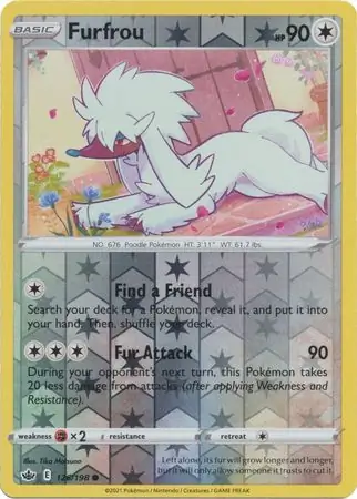 Furfrou Reverse Holo 126 Normal