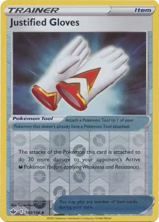 Justified Gloves Reverse Holo 143