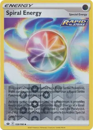Spiral Energy Reverse Holo 159