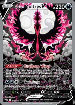 Galarian Moltres V Alternate Art 177 Normal