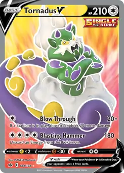 Tornadus V Full Art 184 Normal