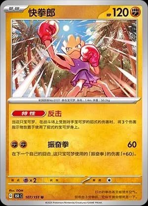 Hitmonchan Pokeball Holo 107 Normal