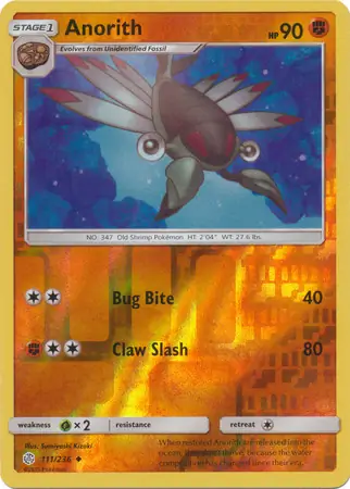 Anorith Reverse Holo 111