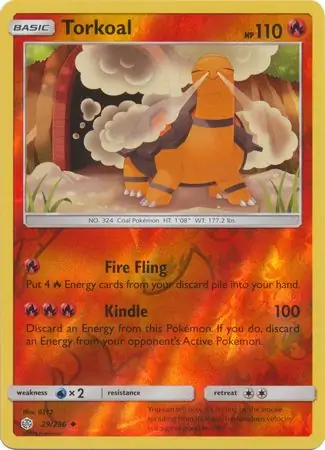 Torkoal Reverse Holo 29