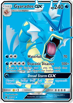 Full Art Gyarados GX 101