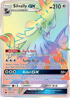 Silvally GX Secret 119