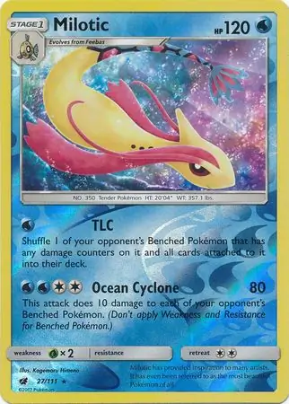 Milotic Reverse Holo 27