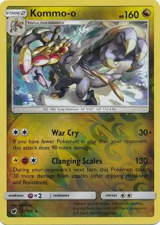 Kommo-o Reverse Holo 77