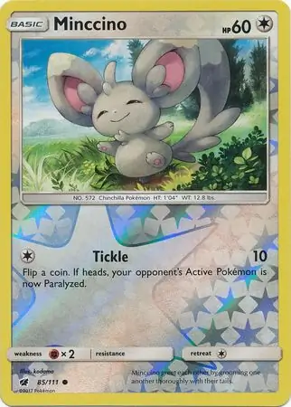 Minccino Reverse Holo 85