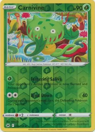 Carnivine Reverse Holo 012 Normal