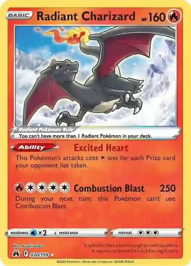 Radiant Charizard 020 Normal
