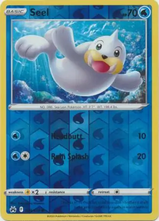 Seel Reverse Holo 029