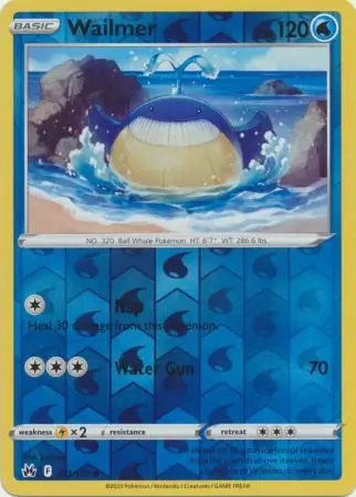 Wailmer Reverse Holo 031 Normal