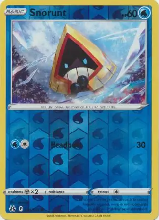 Snorunt Reverse Holo 034 Normal