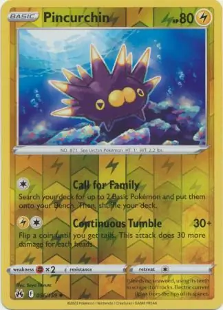 Pincurchin Reverse Holo 056 Normal