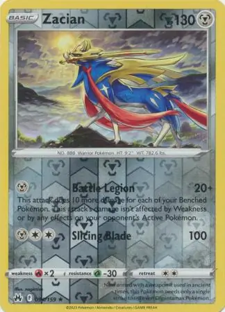 Zacian Reverse Holo 094
