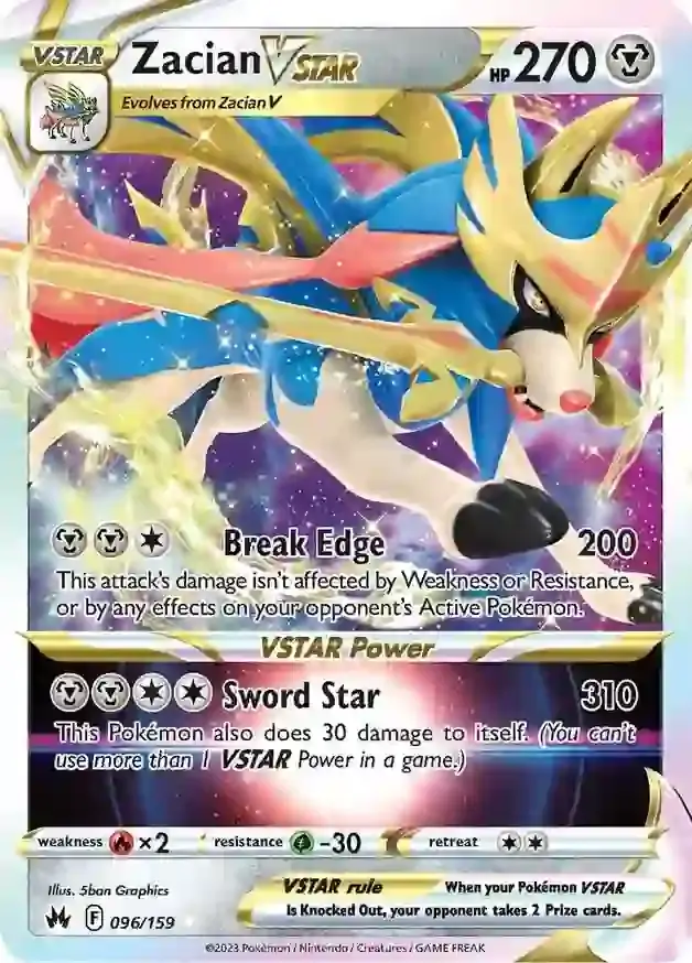 Zacian VSTAR 096 Normal