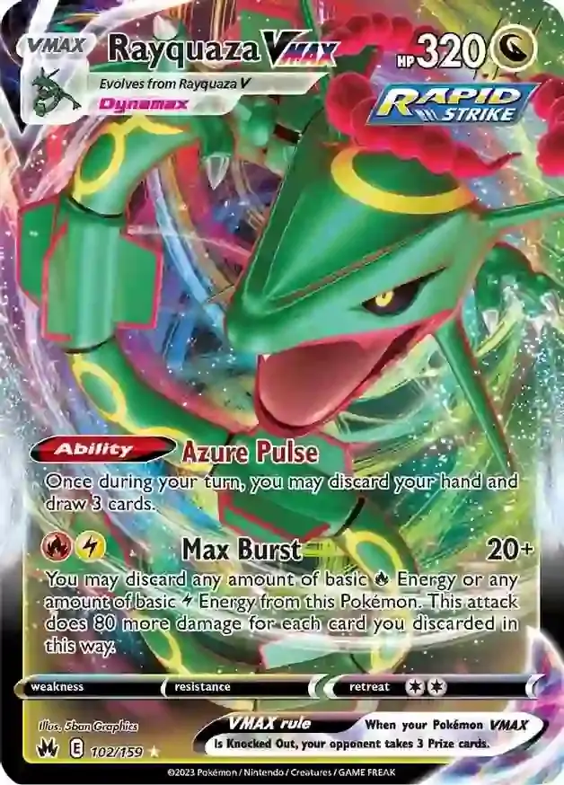 Rayquaza VMAX 102 Normal