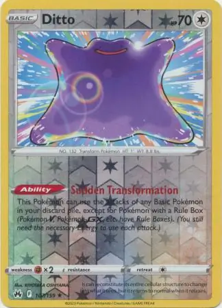 Ditto Reverse Holo 107 Normal