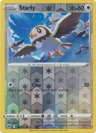 Starly Reverse Holo 110 Normal