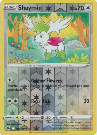 Shaymin Reverse Holo 115