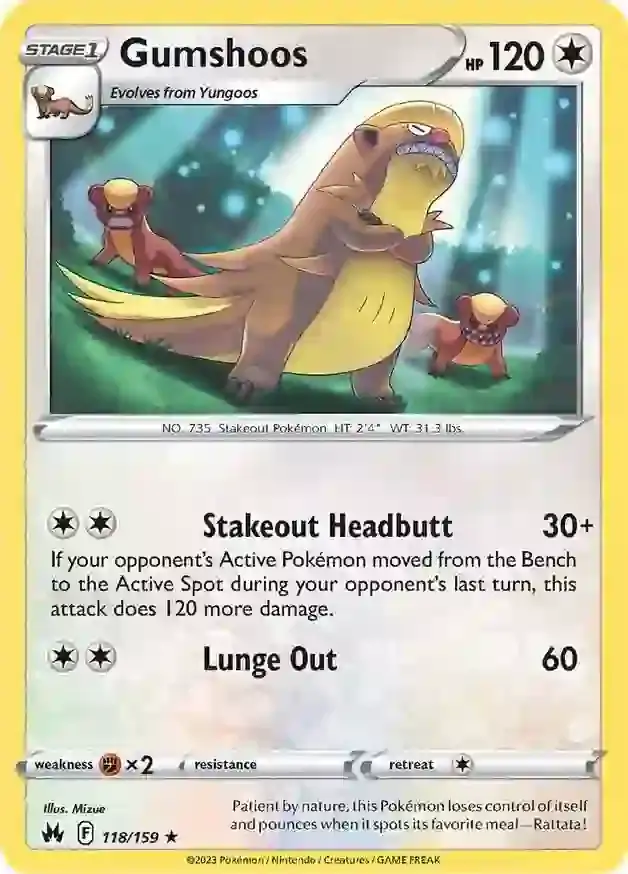 Gumshoos 118