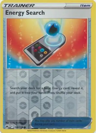 Energy Search Reverse Holo 128 Normal