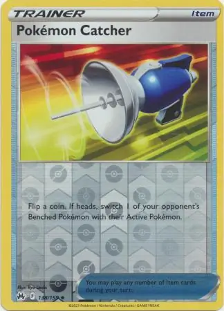Pokemon Catcher Reverse Holo 138 Normal