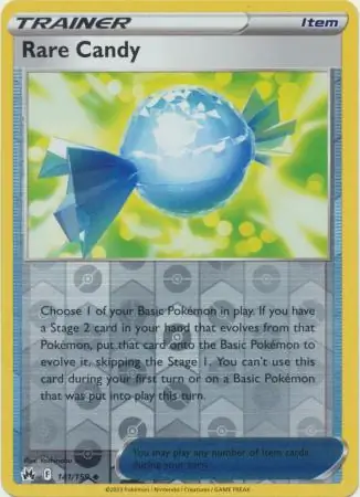Rare Candy Reverse Holo 141 Normal