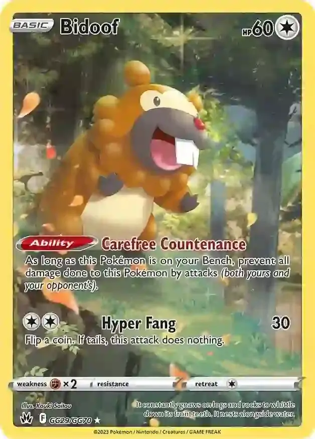 Bidoof GG29 Normal