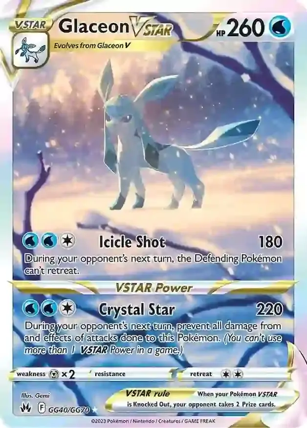 Glaceon VSTAR GG40 Normal
