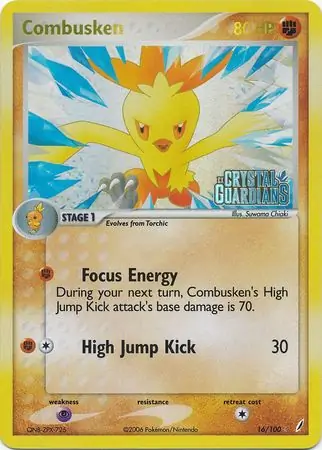 Combusken Reverse Holo 16