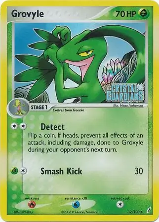 Grovyle Reverse Holo 32 Normal