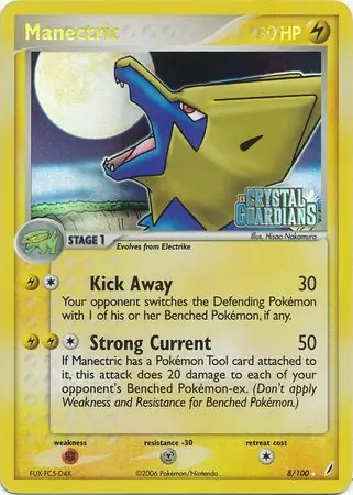 Manectric Reverse Holo 8 Normal