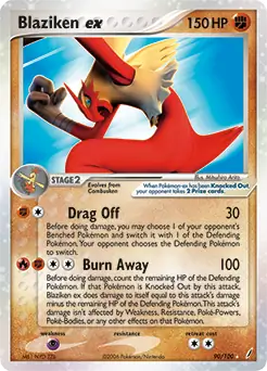 Blaziken ex 90 Normal