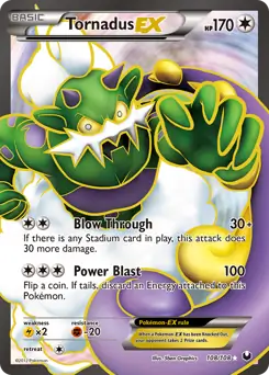 Full Art Tornadus EX 108