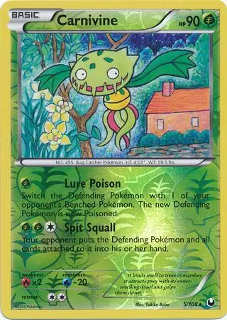 Carnivine Reverse Holo 5