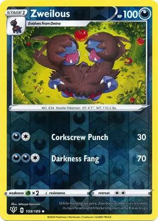 Zweilous Reverse Holo 109 Normal