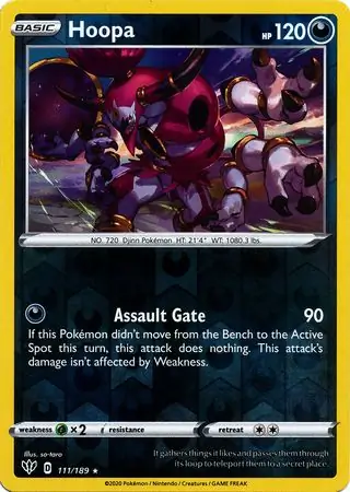 Hoopa Reverse Holo 111 Normal