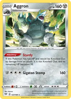 Aggron 123 Normal