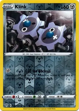 Klink Reverse Holo 125 Normal