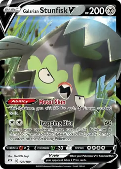 Galarian Stunfisk V 128 Normal