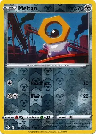 Meltan Reverse Holo 129 Normal