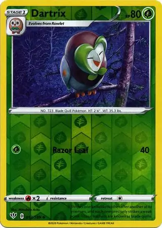 Dartrix Reverse Holo 012 Normal